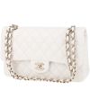 Sac à main Chanel  Timeless Classic en cuir matelassé blanc - 00pp thumbnail