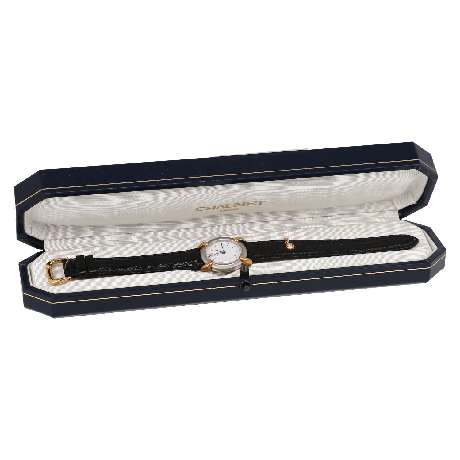 Montre Chaumet Griffe en or et acier Vers 2000