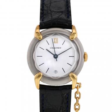 Montre Chaumet Griffe en or et acier Vers 2000