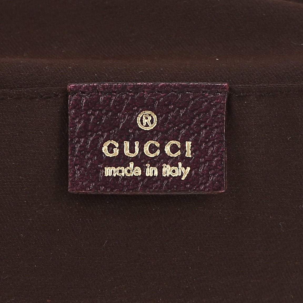 Gucci  Dragon bag worn on the shoulder or carried in the hand  in beige monogram canvas  and purple leather - Detail D2