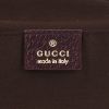 Gucci  Dragon bag worn on the shoulder or carried in the hand  in beige monogram canvas  and purple leather - Detail D2 thumbnail