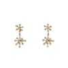 H. Stern Snow Flakes pendants earrings in Non-rhodium-plated white gold and diamonds - 00pp thumbnail