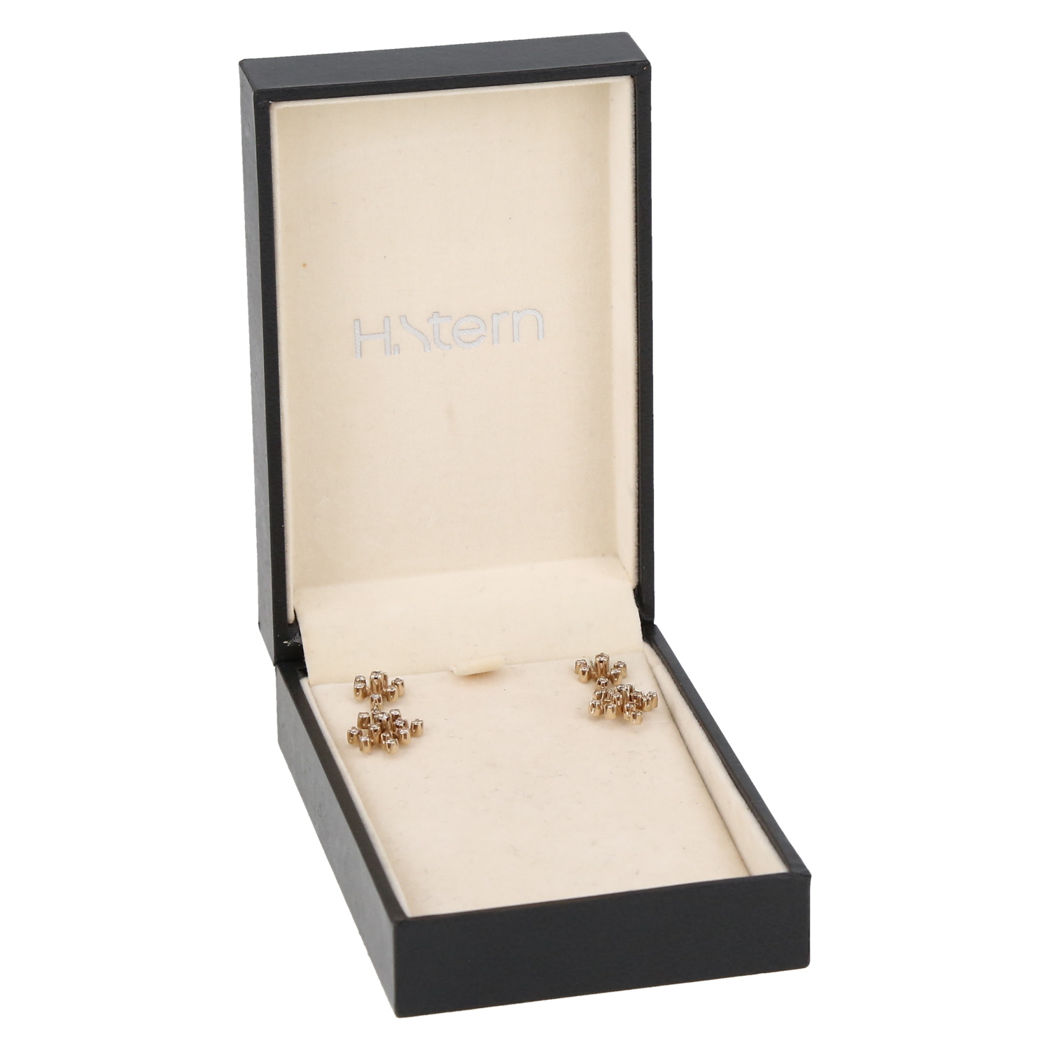 Paire de pendants d'oreilles H. Stern Snow Flakes en Or blanc non rhodié et diamants - Detail D2