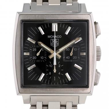 Orologio TAG Heuer Classic Monaco Automatic Chronograph in acciaio Ref: TAG Heuer - CW2111-0  Circa 2010
