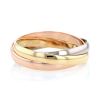 Cartier Trinity large model bracelet in 3 golds - 360 thumbnail