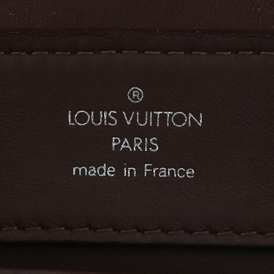 Borsa a tracolla Louis Vuitton  Capucines Mini in pitone tricolore rosa beige e grigio - Detail D2