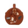 Borsa a tracolla Louis Vuitton  Boîte chapeau in pelle naturale marrone - 360 thumbnail