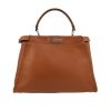 Fendi  Peekaboo Selleria handbag  in brown leather - 360 thumbnail