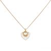 Bulgari Cuore necklace in pink gold and mother of pearl - 00pp thumbnail
