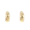 Bulgari Spiga earrings for non pierced ears in yellow gold - 360 thumbnail