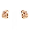 Paire de boucles d'oreilles Chaumet Lien en or rose et diamants - 360 thumbnail