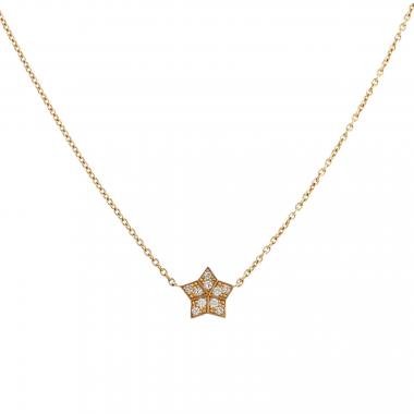 Collier Fred Miss Fred Star en or jaune et diamants