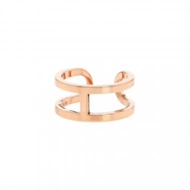 Anello Hermès Chaine d'Ancre modello medio in oro rosa