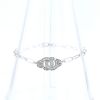 Dinh Van Menottes R10 bracelet in white gold and diamonds - 360 thumbnail