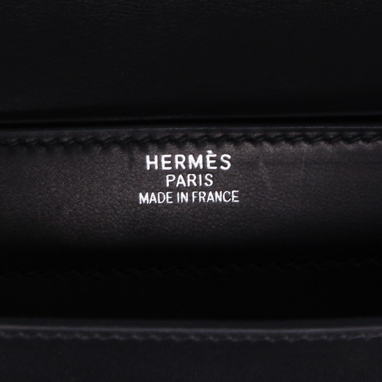 Hermès  Sac à dépêches briefcase  in black box leather - Detail D2