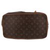 Louis Vuitton  Palermo handbag  in brown monogram canvas  and natural leather - Detail D1 thumbnail
