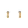 Cartier C de Cartier earrings for non pierced ears in 3 golds and diamonds - 00pp thumbnail