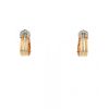 Cartier C de Cartier earrings for non pierced ears in 3 golds and diamonds - 360 thumbnail