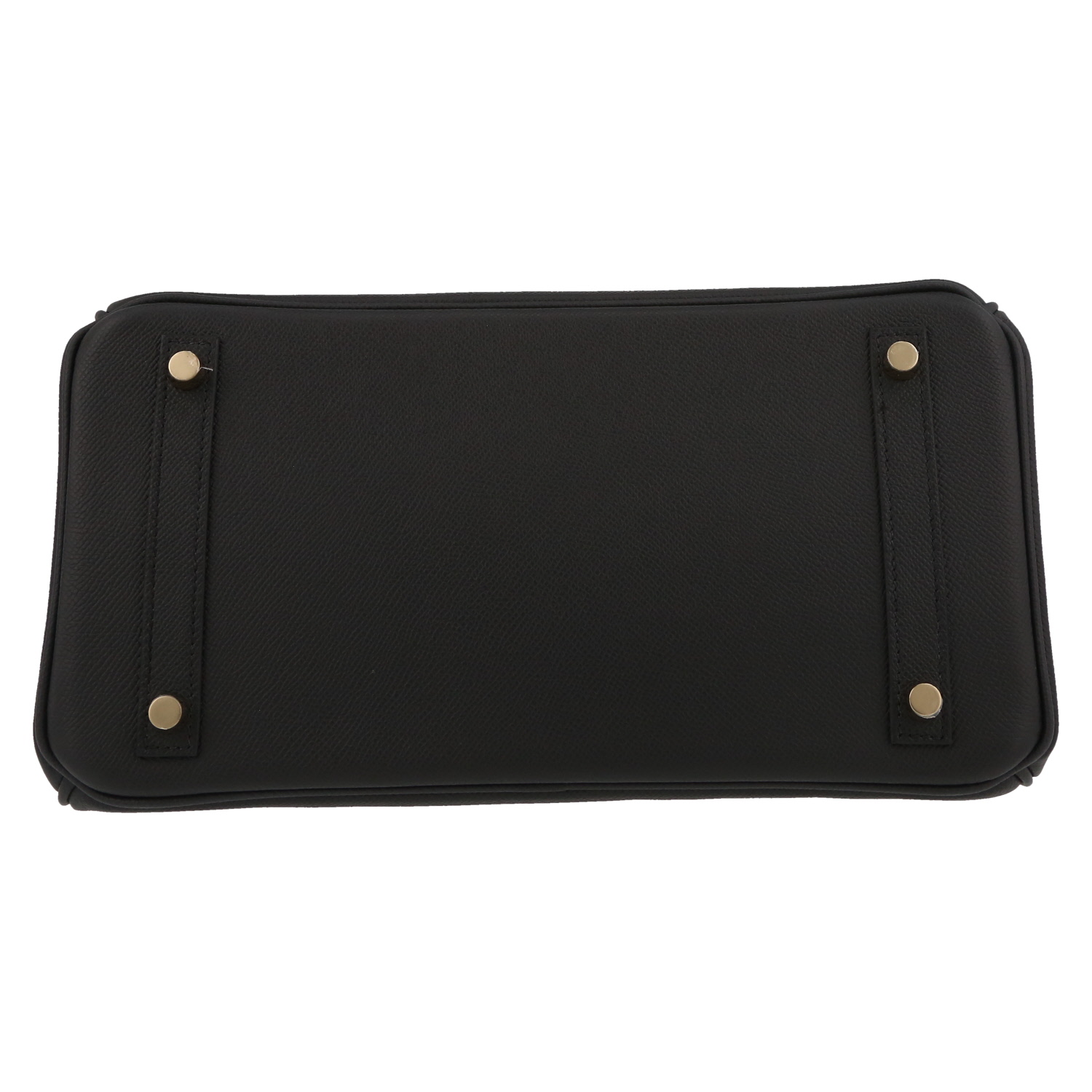 Borsa Hermès  Birkin 30 cm in pelle Epsom nera - Detail D1