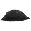 Hermès  Silk City shoulder bag  in black silk  and black leather - Detail D1 thumbnail