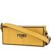 Bolso bandolera Fendi  Horizontal Box en cuero amarillo y negro - 00pp thumbnail