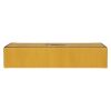 Bolso bandolera Fendi  Horizontal Box en cuero amarillo y negro - Detail D1 thumbnail