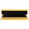 Bolso bandolera Fendi  Horizontal Box en cuero amarillo y negro - Detail D3 thumbnail