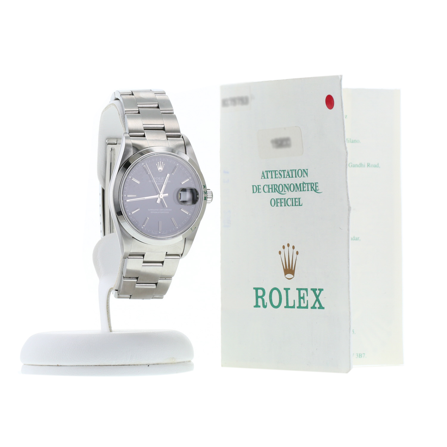 Orologio Rolex Oyster Perpetual Date in acciaio Ref: Rolex - 15200  Circa 2001 - Detail D2