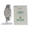 Montre Rolex Datejust en or blanc 18k et acier Ref: Rolex - 16234  Vers 1988 - Detail D3 thumbnail