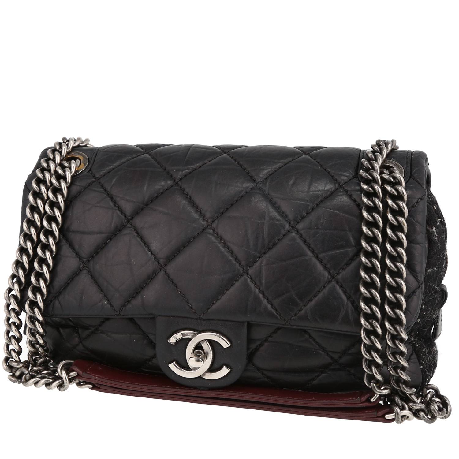 Chanel Coco Pleats Flap Bag - Black Shoulder Bags, Handbags - CHA848355