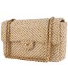 Bolso de mano Chanel  Timeless Classic en lana beige y dorada - 00pp thumbnail