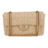 Bolso de mano Chanel  Timeless Classic en lana beige y dorada - 360 thumbnail