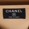 Chanel  Timeless Classic handbag  in beige and gold whool - Detail D2 thumbnail