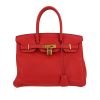 Hermès  Birkin 30 cm handbag  in Rouge Tomate togo leather - 360 thumbnail