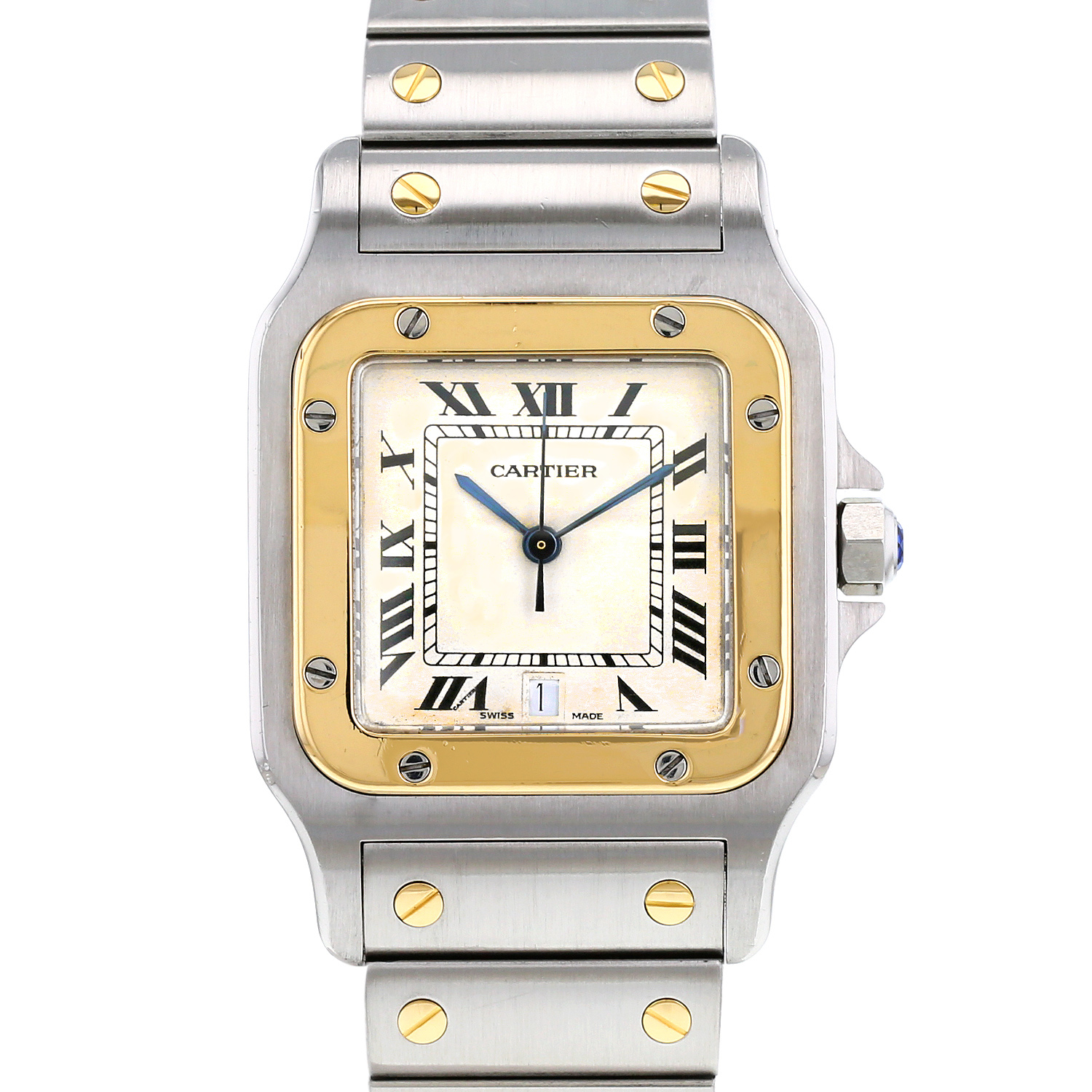 Reloj Cartier Santos Galb e 403028 Extension fmedShops