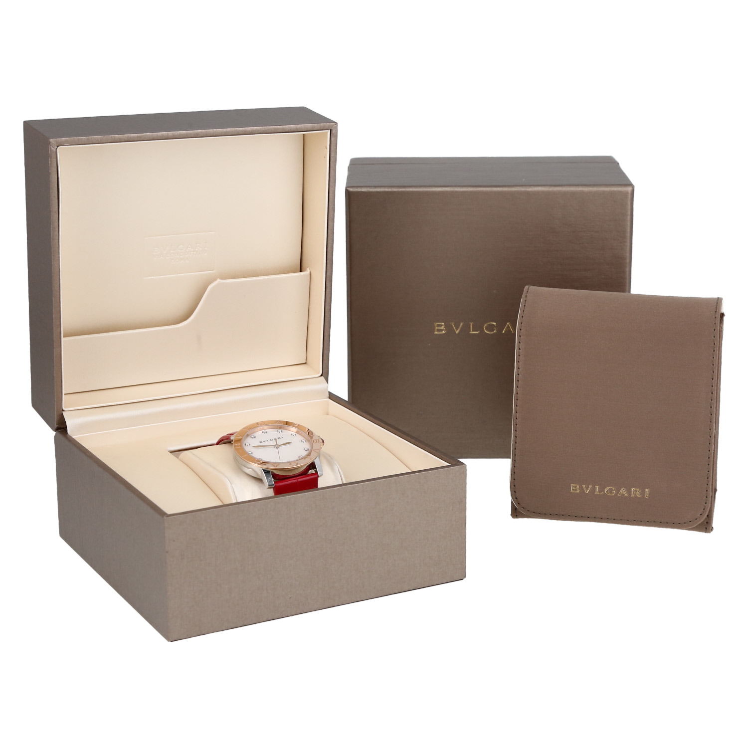 Orologio Bulgari Bulgari in oro e acciaio Ref: Bulgari - BBL.P.37.SG  Circa 2010