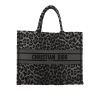 Dior  Book Tote shopping bag  in grey canvas - 360 thumbnail