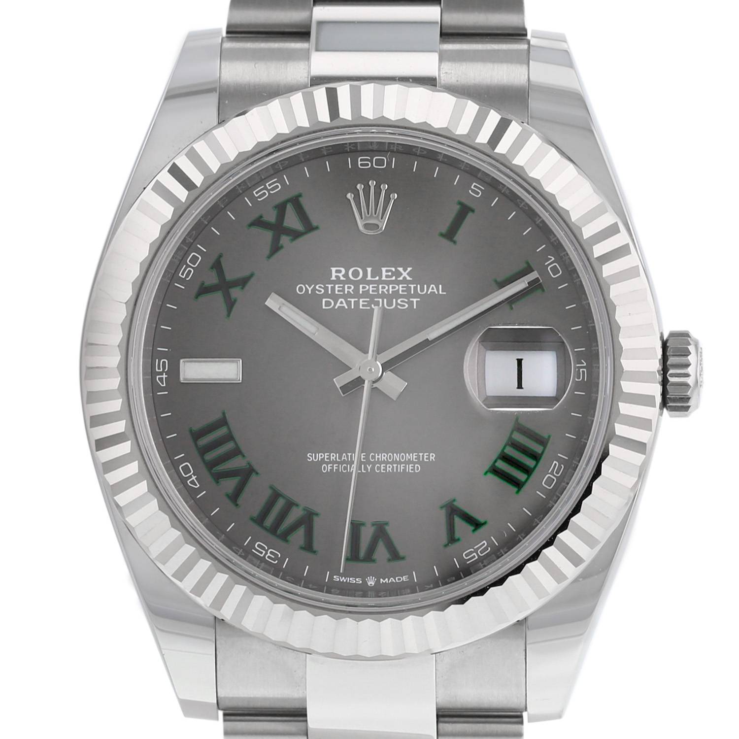 Datejust 41 sale acciaio