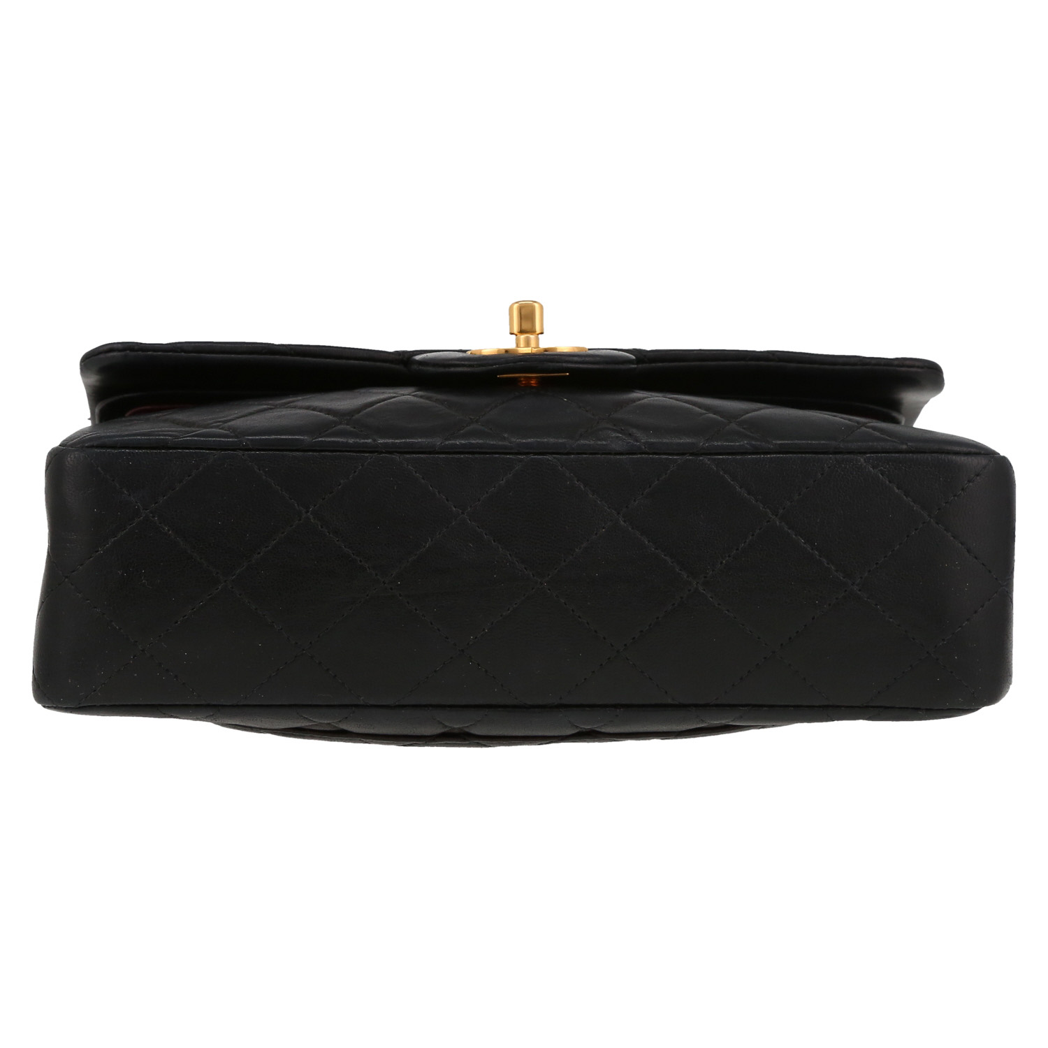 Sac à main Chanel  Timeless petit modèle  en cuir matelassé noir - Detail D1