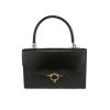 Bolso de mano Hermès  Cordeliere en cuero box negro - 360 thumbnail