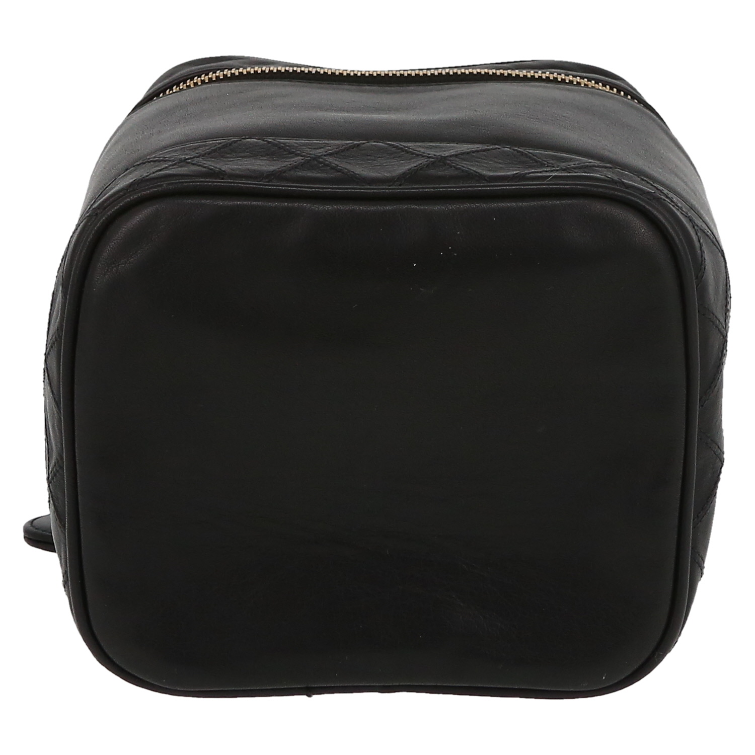 Vanity Chanel  Vanity en cuir noir - Detail D1