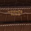 Sac à main Hermès  Vintage en crocodile porosus beige-miel - Detail D2 thumbnail