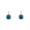 Pomellato Nudo Classic earrings in pink gold and blue topaz - 00pp thumbnail