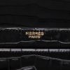 Hermès  Cordeau handbag  in black crocodile - Detail D2 thumbnail