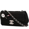 Chanel  Mini Timeless shoulder bag  in black satin - 00pp thumbnail