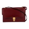 Hermès  Pax shoulder bag  in red H box leather - 360 thumbnail