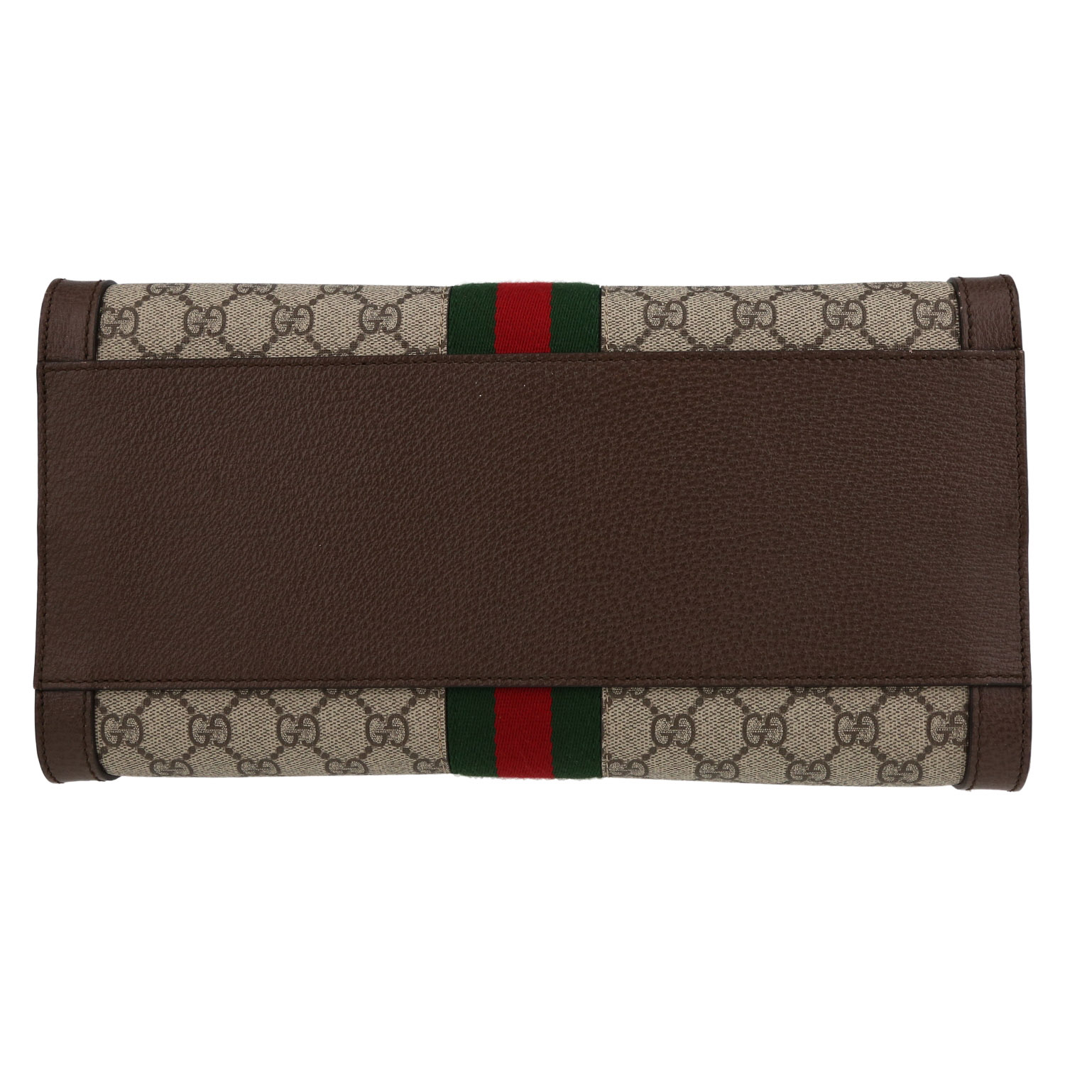 Borsa Gucci  Ophidia in tela monogram marrone e pelle marrone - Detail D1
