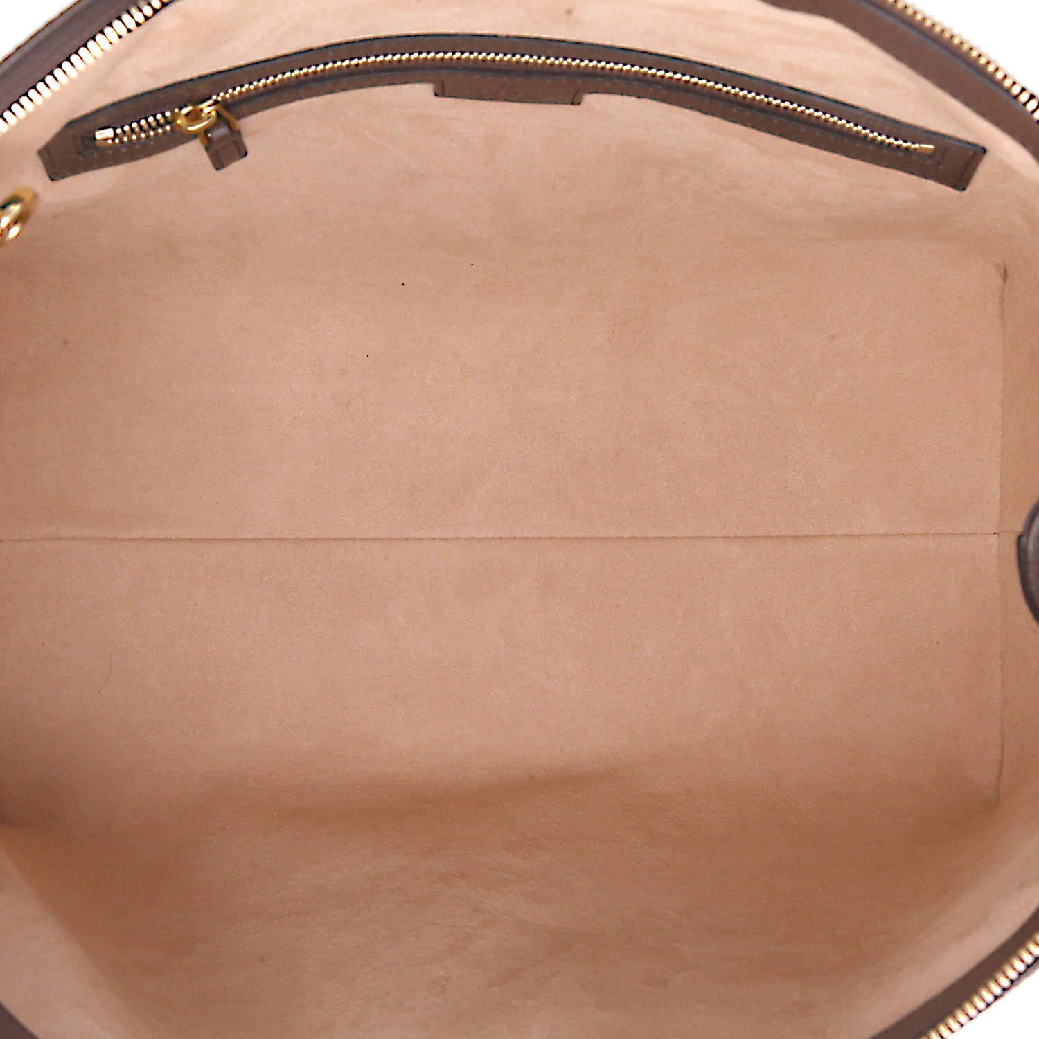 Gucci  Ophidia handbag  in brown monogram canvas  and brown leather - Detail D3