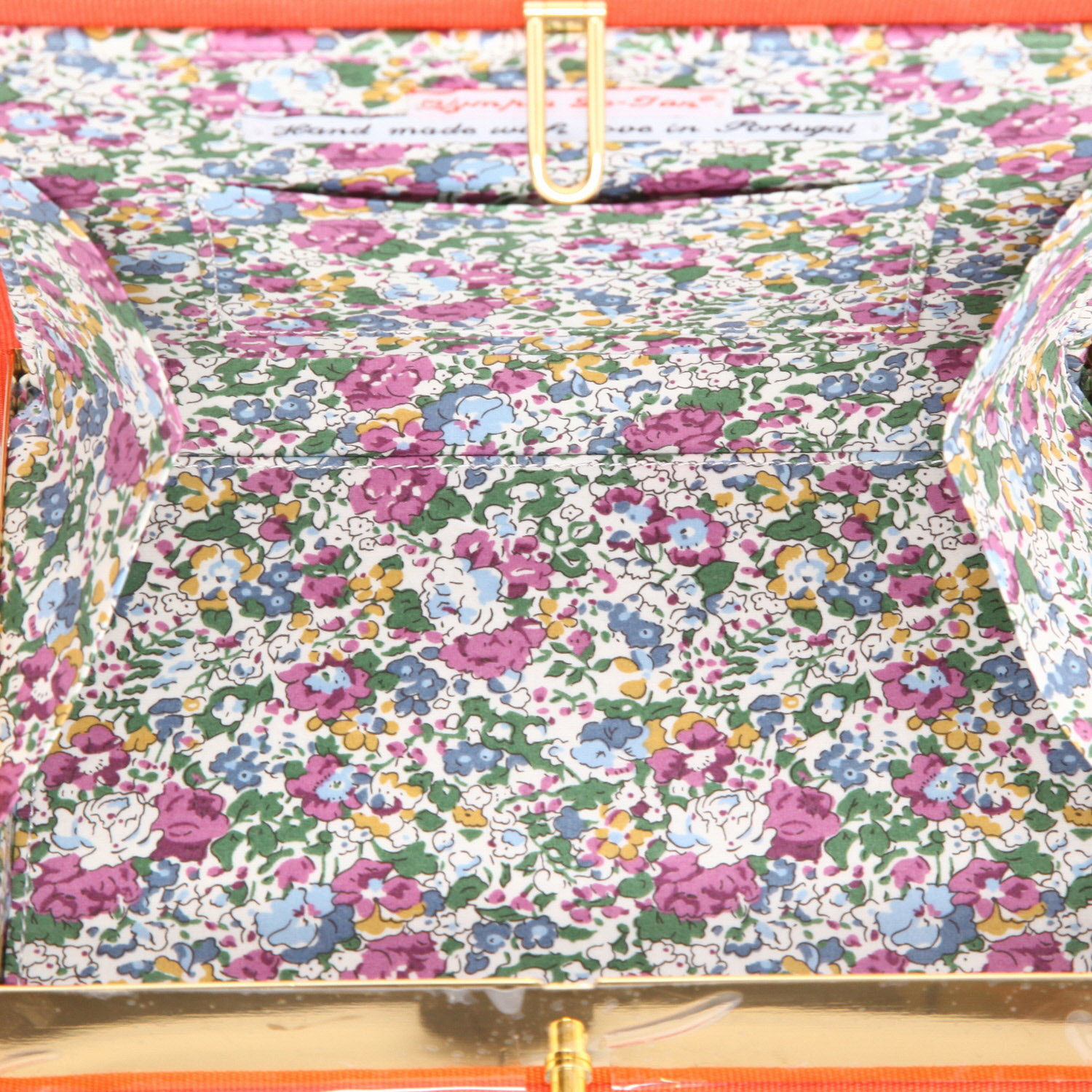 Olympia Le-Tan George Barbier 1922 La Belle Dame sans merci handbag/clutch  in red canvas - Detail D2