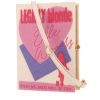 Olympia Le-Tan LEGALLY blonde pouch  in beige and pink canvas - 00pp thumbnail
